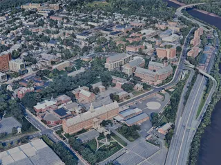 New Brunswick City, NJ, USA (2023) 3D Model preview