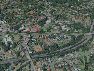 Wollongong City, Australia (2023) 3D Model preview