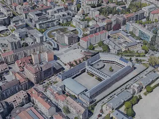 Annecy City, France (2022) 3D Model preview