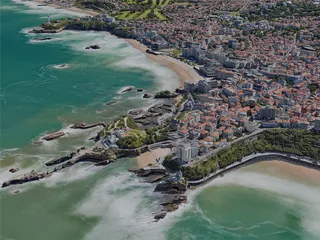Biarritz City, France (2023) 3D Model preview