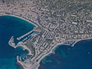 Cannes City, France (2024) 3D Model preview