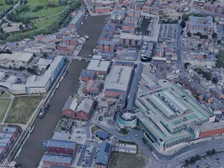 Gloucester City, UK (2021) 3D Model preview