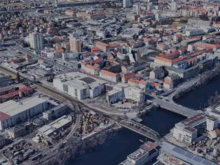Graz City, Austria (2022) 3D Model preview
