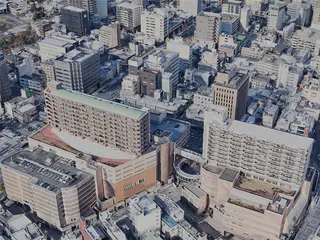 Hamamatsu City, Japan (2024) 3D Model preview