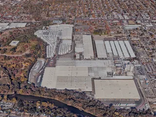Modesto City, CA, USA (2024) 3D Model preview