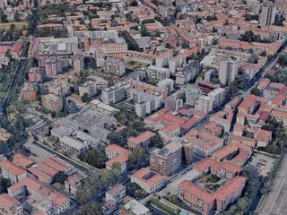 Monza City, Italy (2023) 3D Model preview