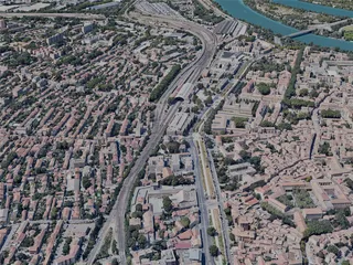 Avignon City, France (2023) 3D Model preview