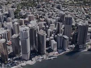 Brisbane City, Australia (2023) 3D Model preview