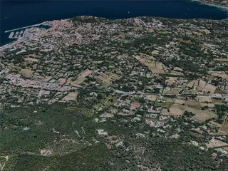 Saint-Tropez City, France (2022) 3D Model preview