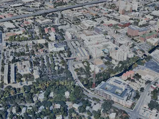 San Antonio City, USA (2024) 3D Model preview