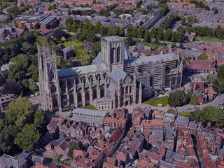 York City, UK (2022) 3D Model preview