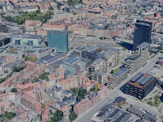 Aarhus City, Denmark (2023) 3D Model preview