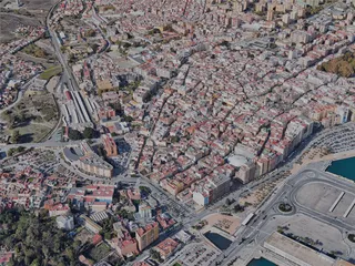 Algeciras City, Spain (2023) 3D Model preview