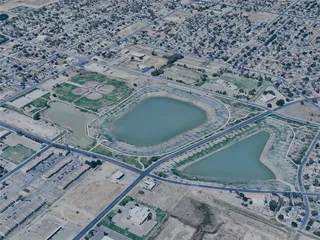 Amarillo City, USA (2023) 3D Model preview