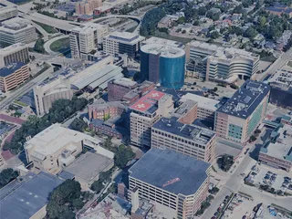 Grand Rapids City, USA (2023) 3D Model preview