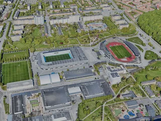 Malmo City, Sweden (2023) 3D Model preview