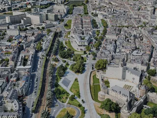 Nantes City, France (2023) 3D Model preview