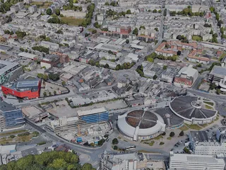 Plymouth City, UK (2022) 3D Model preview