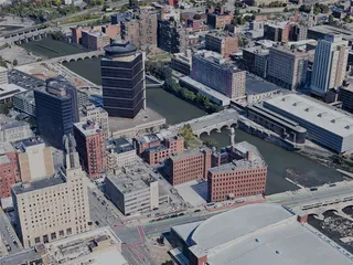 Rochester City, USA (2023) 3D Model preview