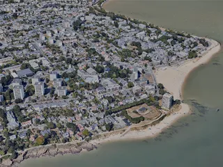 Saint-Nazaire City, France (2023) 3D Model preview