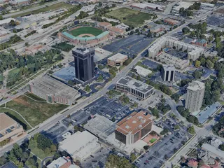 Springfield City, MO, USA (2024) 3D Model preview