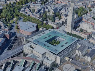 Amiens City, France (2022) 3D Model preview