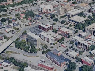 Greensboro City, USA (2023) 3D Model preview