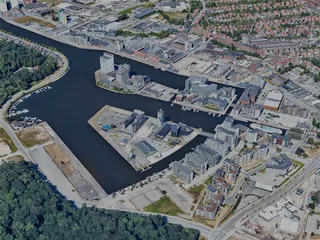 Odense City, Denmark (2023) 3D Model preview