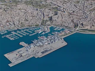 Palma City, Spain (2023) 3D Model preview