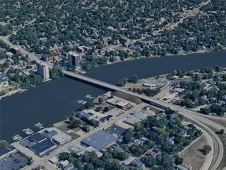 Rockford City, USA (2023) 3D Model preview