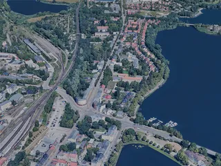 Schwerin City, Germany (2023) 3D Model preview