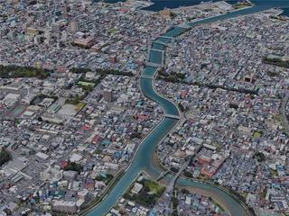 Aomori City, Japan (2023) 3D Model preview