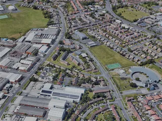 Blackpool City, UK (2022) 3D Model preview