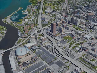 Buffalo City, NY, USA (2022) 3D Model preview