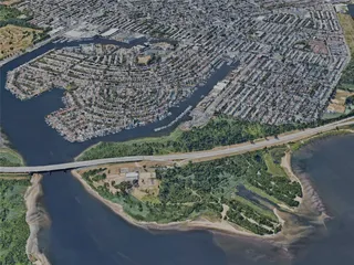 New York City, Brooklyn, USA (2022) 3D Model preview