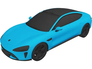 Xiaomi SU7 3D Model preview