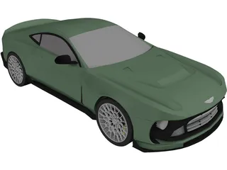 Aston Martin Valour (2023) 3D Model preview