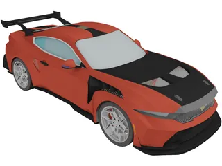Ford Mustang (2025) 3D Model preview