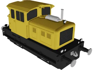 Newag DHG-240B Shunting 3D Model preview