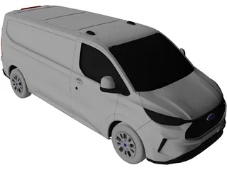 Ford Transit Custom Trend (2024) 3D Model preview