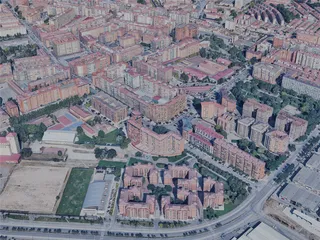 Burgos City, Spain (2022) 3D Model preview
