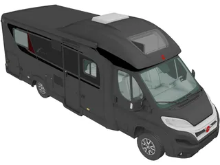 Burstner Ixeo IT 734 G (2016) 3D Model preview