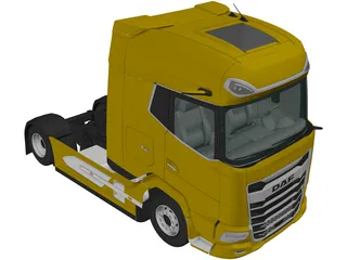 DAF XG Plus FTG (2024) 3D Model preview