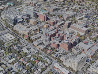 Charleston City, SC, USA (2023) 3D Model preview
