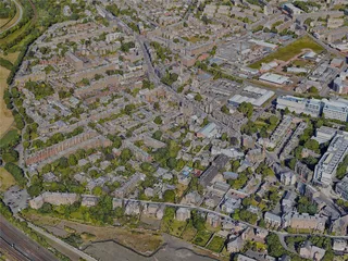 Dundee City, Scotland, UK (2022) 3D Model preview