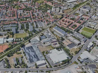 Erfurt City, Germany (2022) 3D Model preview