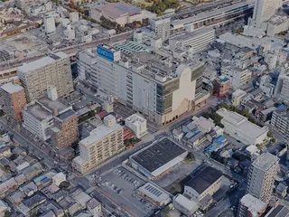 Fukuyama City, Japan (2023) 3D Model preview