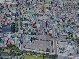 Hakodate City, Japan (2022) 3D Model preview