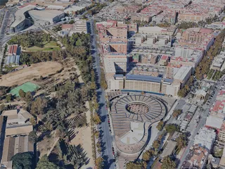 Huelva City, Spain (2023) 3D Model preview