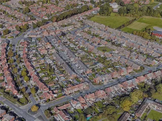 Hull City, UK (2023) 3D Model preview